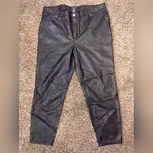 Black Leather Pants